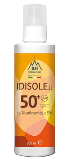 IDISOLE Latte Solare Corpo Macchie Cutanee SPF50 200ml